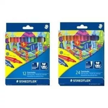 Flomāsteru paka, vidējs gals, Staedtler 325, 12 gab.