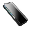 Rūdīta stikla ekrāna aizsargs Devia Real Series iPhone XS Max, 3D pilna ekrāna, melns