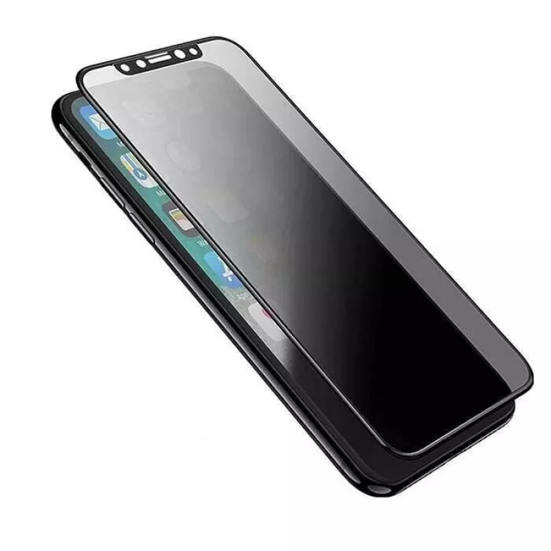 Rūdīta stikla ekrāna aizsargs Devia Real Series iPhone XS Max, 3D pilna ekrāna, melns