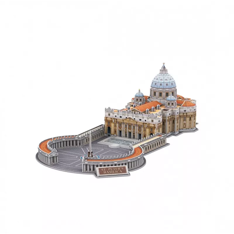3D puzzle Cubicfun Sv. Pētera bazilikas modelis 306-DS0997H, kartona gabaliņi, saliekams mēroga modelis
