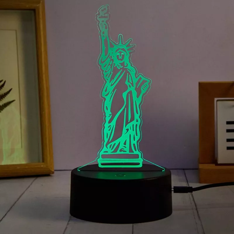 Manta SNL125RGB RGB 3D ēku dekoratīvā LED lampa