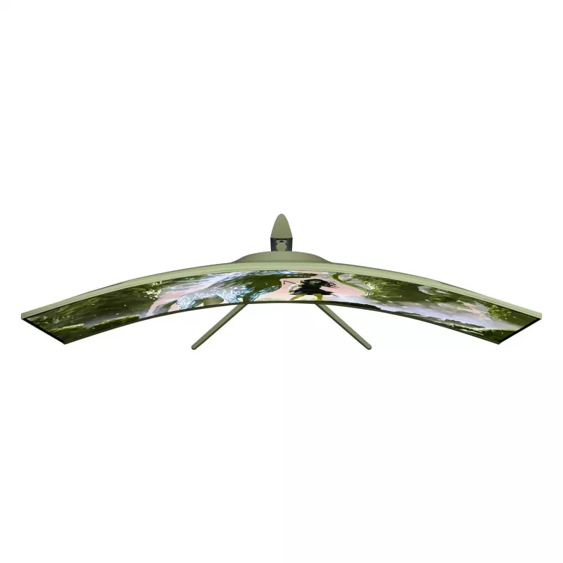 Izliekts datora monitors Arozzi Nova 49 collas (124,5 cm) Dual QHD 5120×1440 LED VA, 4 ms, zaļš