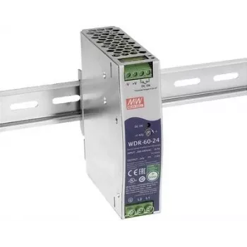 MEAN WELL WDR-60-12 barošanas bloks un sprieguma pārveidotājs 60 W (WDR-60-12)