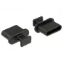 Ligzdas drošības vāciņš DeLOCK 64013 USB Type-C Melns
