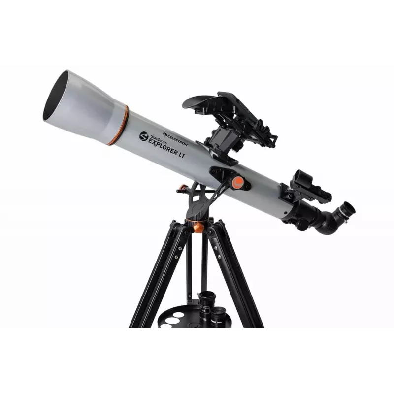 Celestron StarSense Explorer 70 LT Refraktora teleskops 70x melns, pelēks
