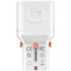 Ceļojumu lādētājs World 65W USB-C + USB-A balts