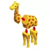 Animal Popular Playthings Magnetic Mix or Match Animals Daudzkrāsains