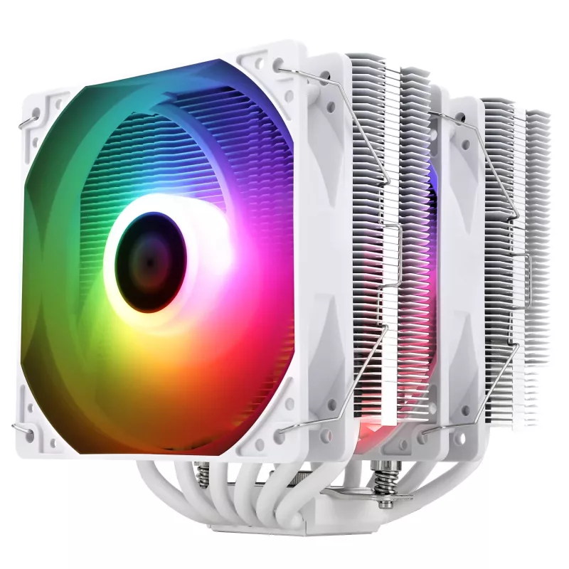 Gaisa dzesētājs Thermalright Peerless Assassin 120 SE balta ARGB