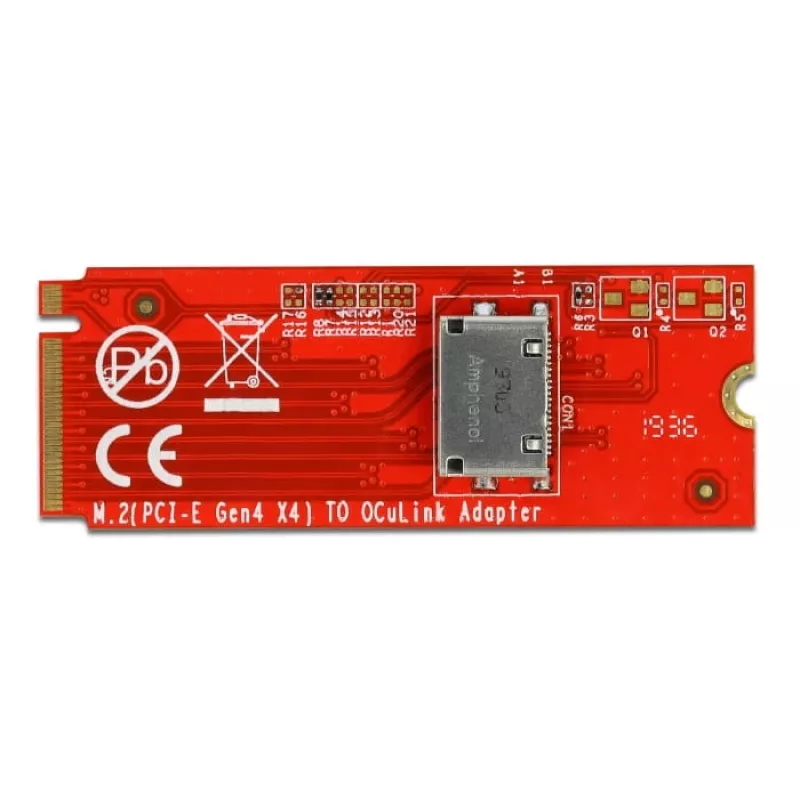 M.2 Key M uz 1 x OCuLink SFF-8612 pārveidotājs DeLOCK 64106