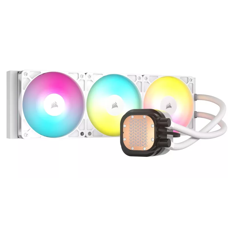 Viss vienā šķidruma dzesētājs Corsair NAUTILUS 360 RS ARGB 1700 RPM Balts