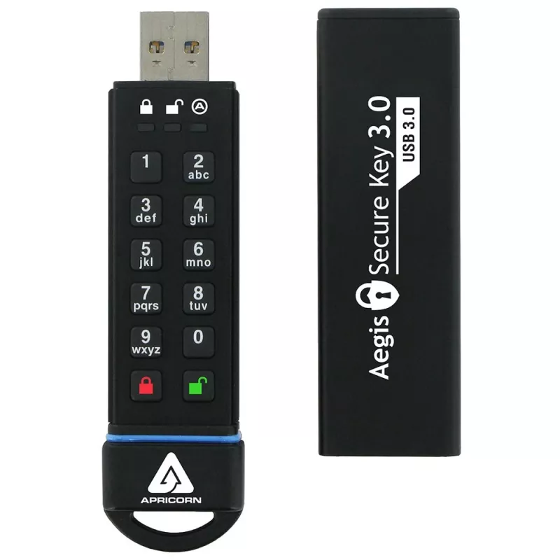 Apricorn Aegis Secure Key 3.0 — USB zibatmiņa