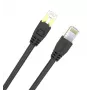 Tīkla kabelis UNITEK C1811EBK RJ-45 RJ-45 3 m Melns