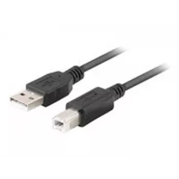 USB-A uz USB-B kabelis LANBERG CA-USBA-15CU-0018-BK, 1,8 m, melns