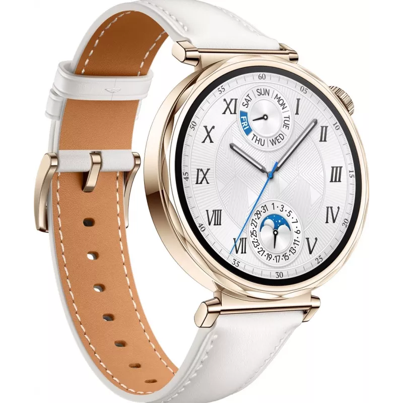 Huawei WATCH GT 5 41mm | Viedpulkstenis | GPS (satelīts) | AMOLED | 1,32 collas | Balts