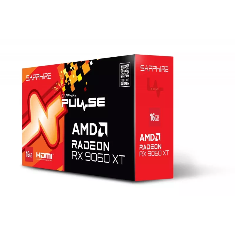 SAPPHIRE PULSE Radeon RX 9060 XT 16GB grafikas karte