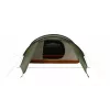 Tuneļtelts easy camp Pasvik 4 — 4-personu, stingrs karkass, 3 m ūdensnecaurlaidīga virsjumta, alumīnija stieņi, tumši zaļa, 2350×4050×1200 mm