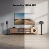Grīdas statīvs MACLEAN MC-496 Sonos Era 100 un 300, regulējams augstums 682–1068 mm