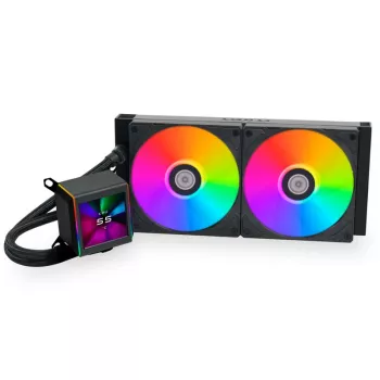 Lian Li GA II LCD procesora šķidrās dzesēšanas komplekts 12 cm Balts
