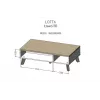 Cama LOTTA 110 Kafijas galdiņš votana ozols/mat melns