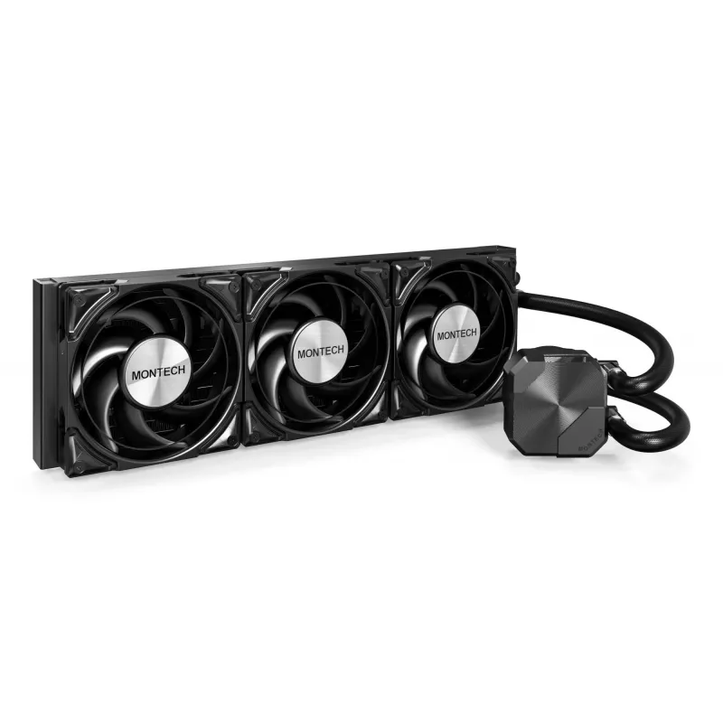 CPU dzesētājs ar vairākām ligzdām, melns/HYPERFLOW SILENT360(B) MONTECH