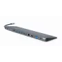 Gembird A-CM-COMBO9-01 USB Type-C 9-in-1 daudzportu adapteris (USB centrmezgls + HDMI + VGA + PD + karšu lasītājs + LAN + 3,5 mm audio), kosmosa pelēks