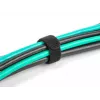 Āķa un cilpas kabeļu saite DeLOCK 19010 150x12mm melna 10 gabali
