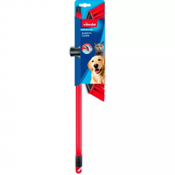 Slota VILEDA Pet Pro ALWAYS CLEAN ar ergonomisku sarkanu rokturi, viegls dizains