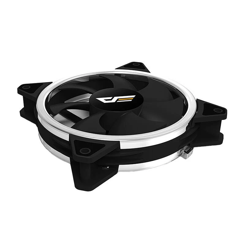Ventilators darkFlash DR12 PRO 12 cm melns 1200 RPM hidrauliskais gultnis
