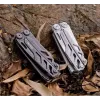 Multitool Nextool Mini FLAGSHIP NE20122 — 10-in-1 kompakts nerūsējošā tērauda daudzfunkciju rīks, melns, 67×27×17 mm, 83 g