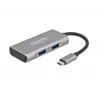USB centrmezgls DeLOCK ārējais USB 10 Gbps USB Type-C centrmezgls 63260