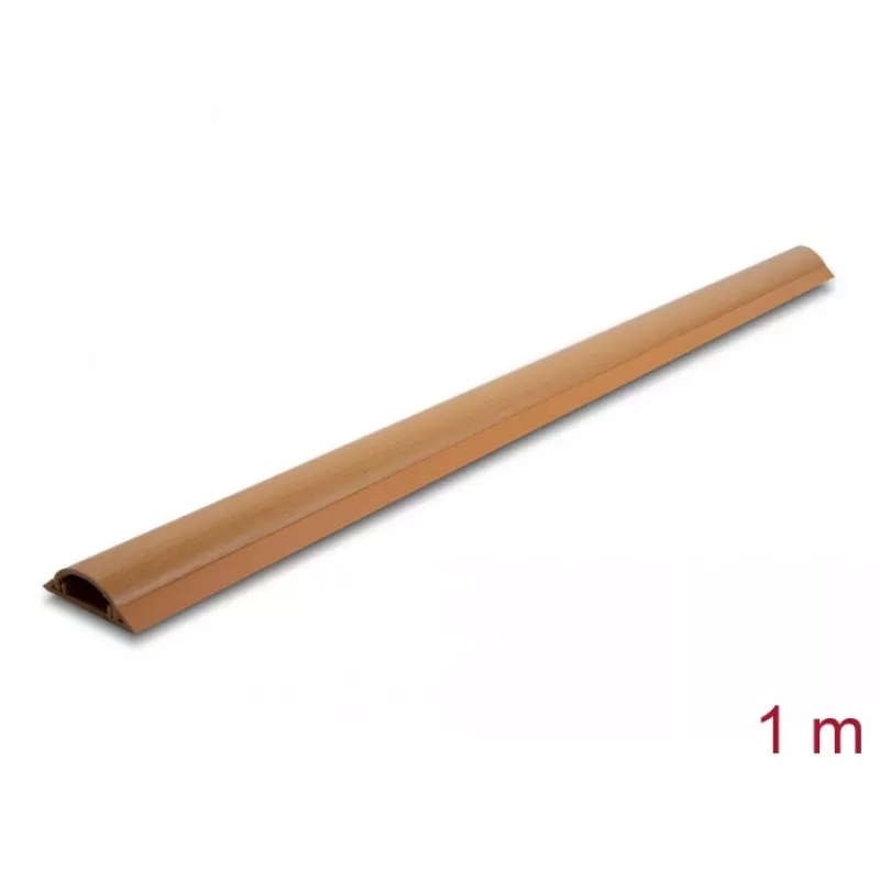 Kabeļu kanāls DeLOCK 20731 pašlīmējošs 50 x 13 mm koka izskats