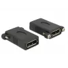DisplayPort adapteris DeLOCK DisplayPort 1.1 F-F melns