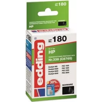 EDDING EDD-180 - tinte - HP - melna - 338 - uzpilde - Uzpilde - saderīga
