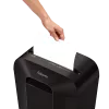 Fellowes Powershred LX41 papīra smalcinātājs, daļiņu smalcināšana, melns