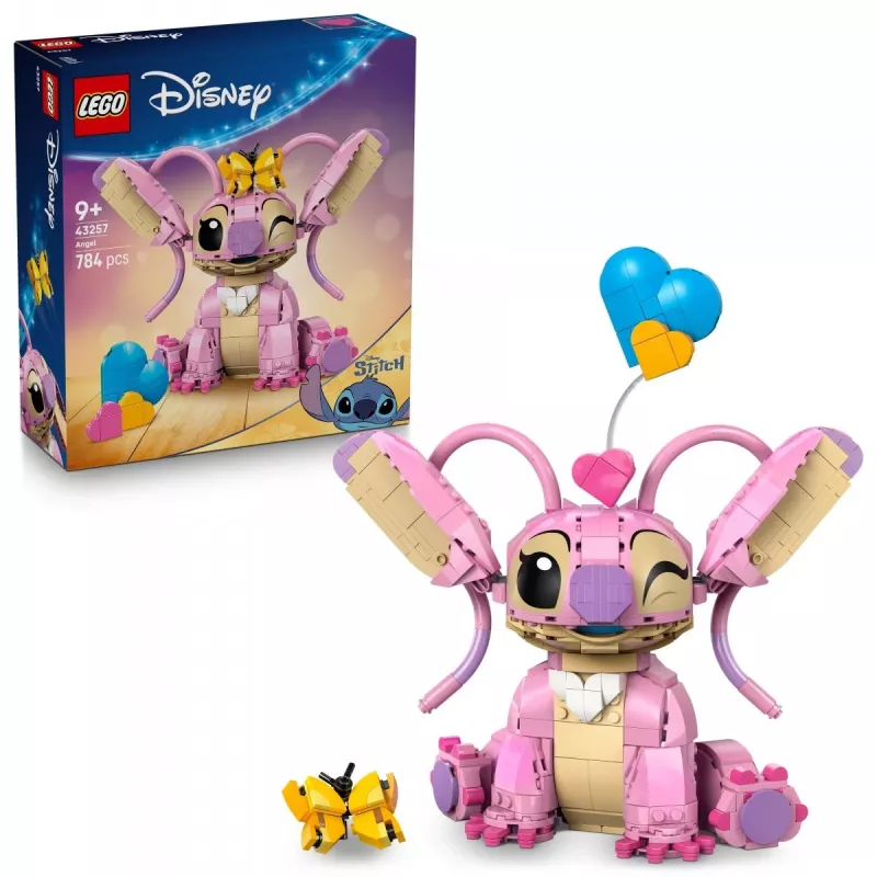 LEGO Disney kolekcionējama mini būvfigūra Andzia Angel 43257 — 784 gab., 250 mm augstums, vecumam 9+