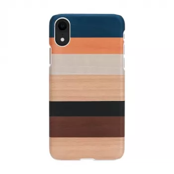 Smartphone maciņš man and wood iPhone XR, balts, aizsargājošs cietais apvalks