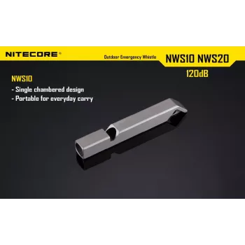 Āra svilpe AVĀRIJAS/120DB NWS10 Nitecore