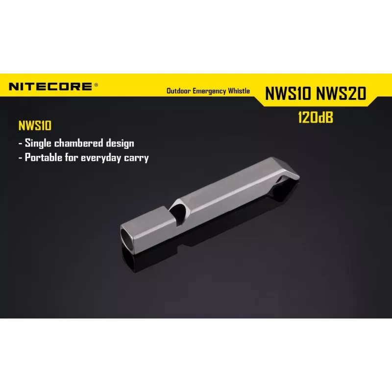Āra svilpe AVĀRIJAS/120DB NWS10 Nitecore