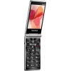 Flip telefons MM 835L 4G divas SIM kartes melns