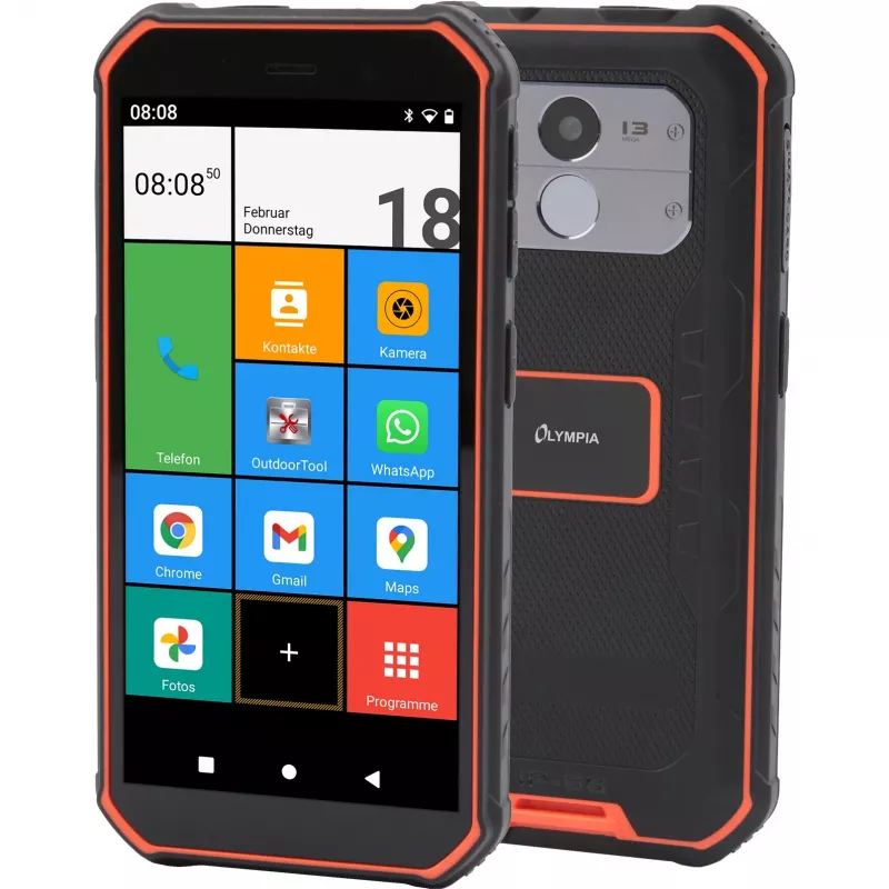 Viedtālrunis Olympia TREK 5,5 collas 3 GB 32 GB Melna Oranža