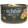 Mitrā kaķu barība Agras Pet Foods Schesir 80 g — vistas gaļa, bez graudiem, pieaugušiem, jebkurai šķirnei