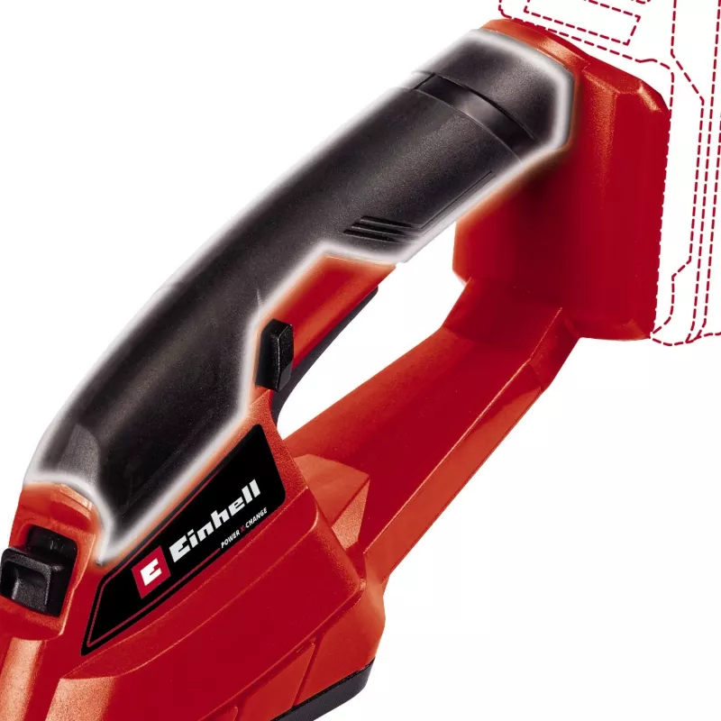 Power X-Change bezvada zāles šķēres GC-CG 18/1 Li-Solo, 18 V (sarkans/melns, bez akumulatora un lādētāja)