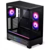PHANTEKS XT View Matrix PC korpuss, Midi-Tower, E-ATX, rūdīts stikls, Matrix LED - melns (PH-XT523VM1_DBK01)