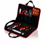 Knipex Tool Bag compact Electric - Melns - Sarkans - Poliesteris - 8 kabatas - 410 mm - 290 mm - 60 mm (00 21 11)