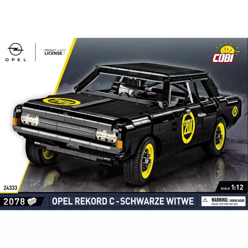 Būvēšanas komplekts Cobi Opel Rekord C, plastmasas modeļa automašīna, 2078 gab., vecumam 10+