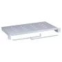 Rack shelf LANBERG AK-1004-S — 1U 19 inch pelēka, 483 mm width, 300 mm depth, 25 kg capacity