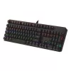 Mehāniskā tastatūra ART KLART AK-51 ar Blue slēdžiem, kompakts izkārtojums