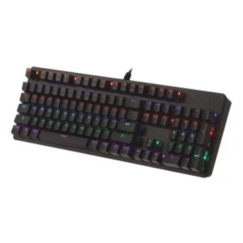 Mehāniskā tastatūra ART KLART AK-51 ar Blue slēdžiem, kompakts izkārtojums