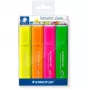 Marķieris Staedtler 364 P WP4 Chisel tip zaļa oranža Pink dzeltena