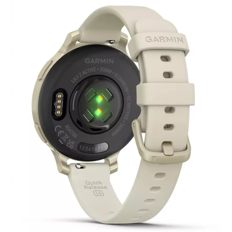 Garmin Lily 2 Active 38 mm Digital 240 x 201 pixels Touchscreen Beige GPS (satellite)